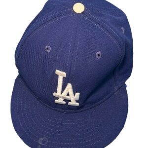 New Era Blue LA Dodgers Hat Size 6 3/4